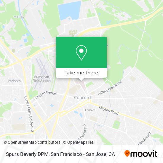 Spurs Beverly DPM map