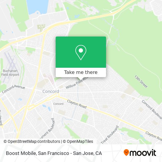 Boost Mobile map