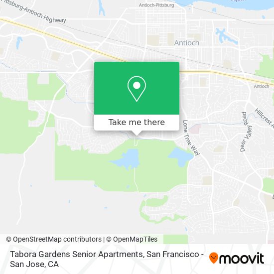 Tabora Gardens Senior Apartments map