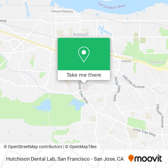 Hutchison Dental Lab map