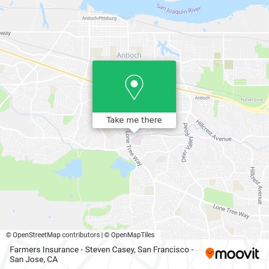 Mapa de Farmers Insurance - Steven Casey