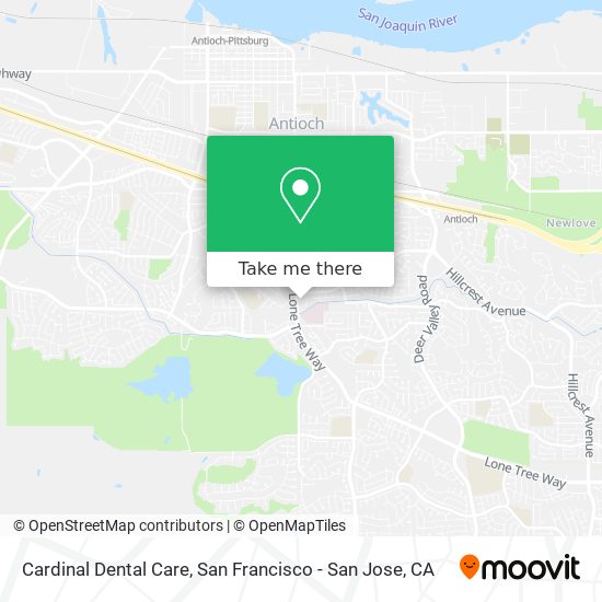 Cardinal Dental Care map