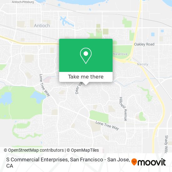 S Commercial Enterprises map