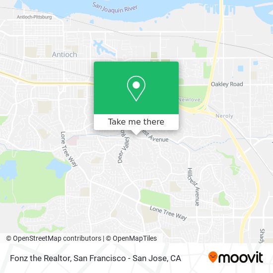 Fonz the Realtor map