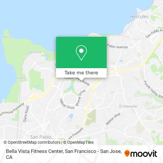 Bella Vista Fitness Center map