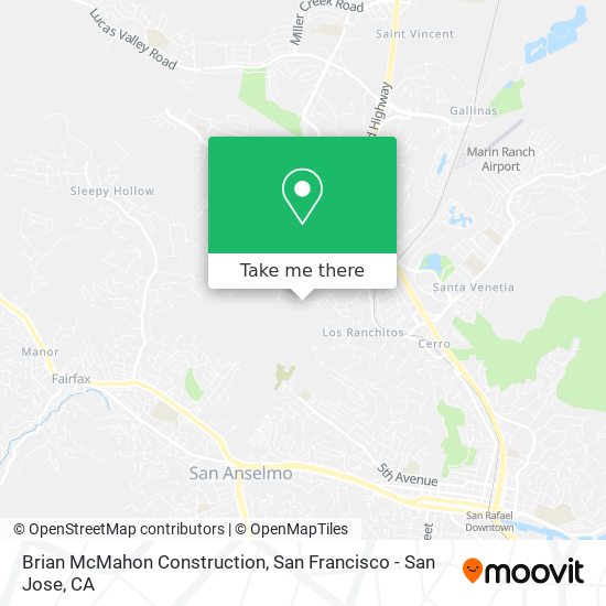 Brian McMahon Construction map