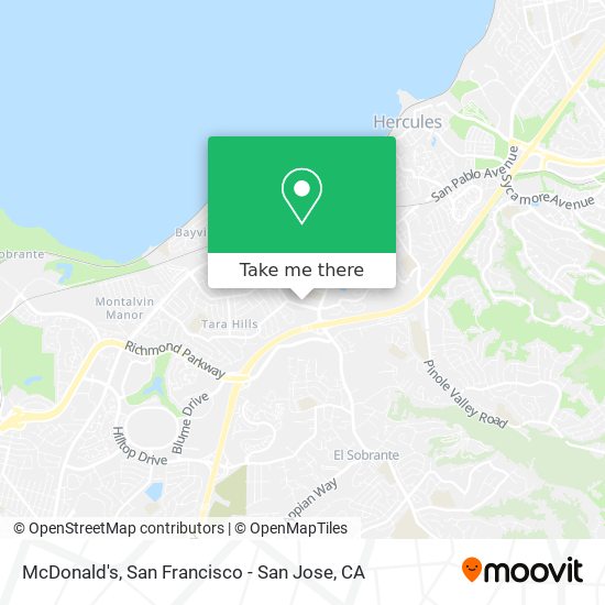 McDonald's map