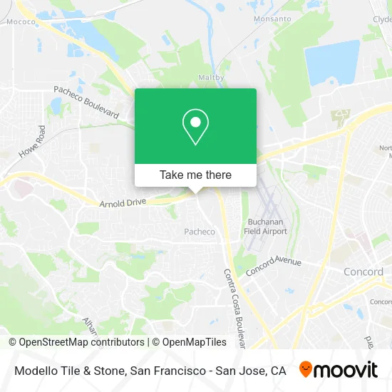Mapa de Modello Tile & Stone
