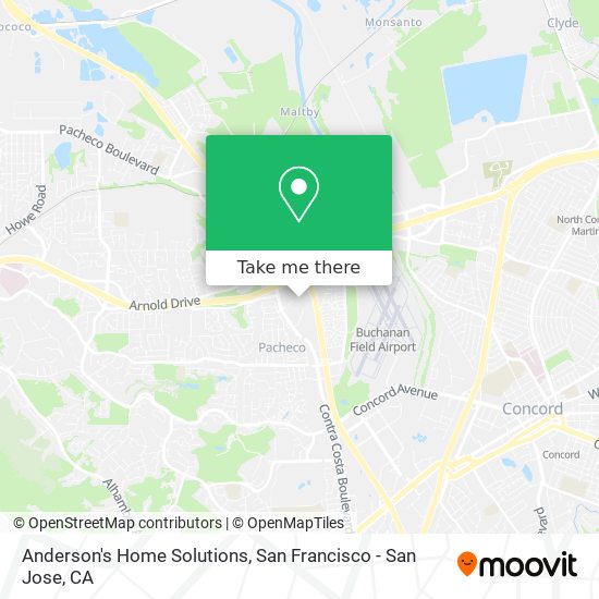 Mapa de Anderson's Home Solutions