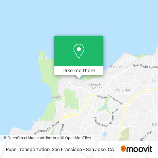 Ruan Transportation map