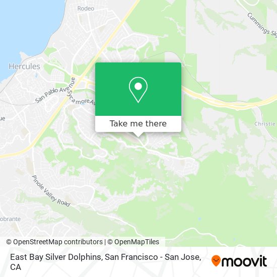 Mapa de East Bay Silver Dolphins