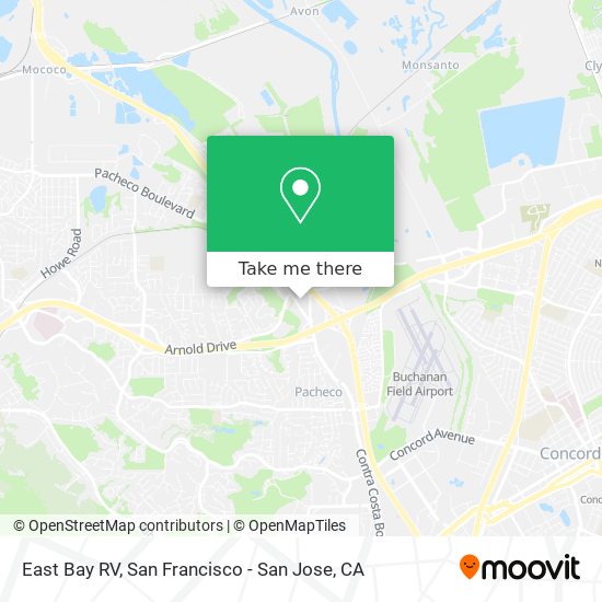 East Bay RV map