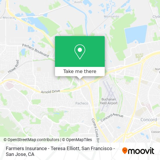 Mapa de Farmers Insurance - Teresa Elliott