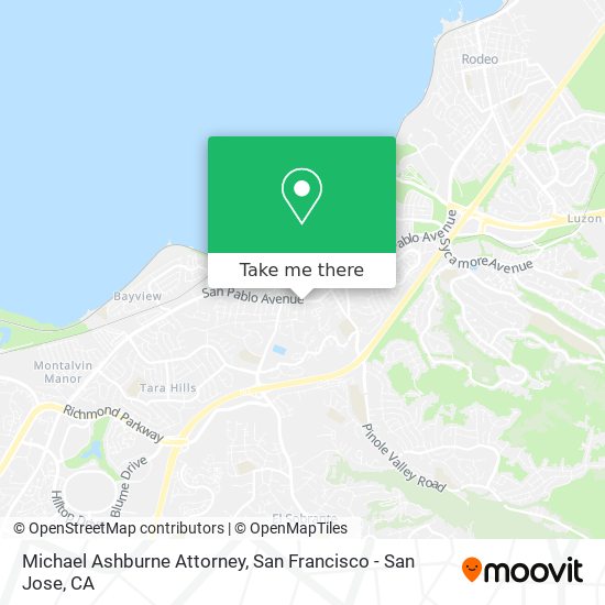 Mapa de Michael Ashburne Attorney