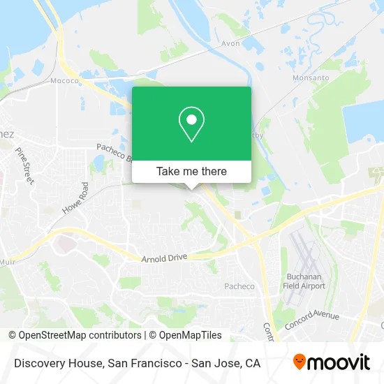 Discovery House map