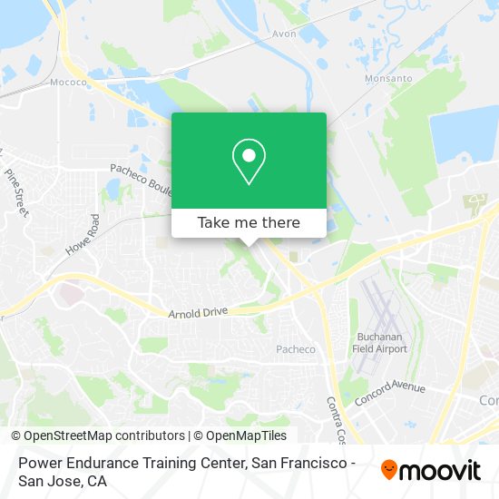 Power Endurance Training Center map