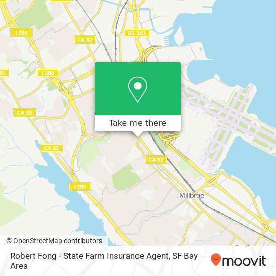 Robert Fong - State Farm Insurance Agent map