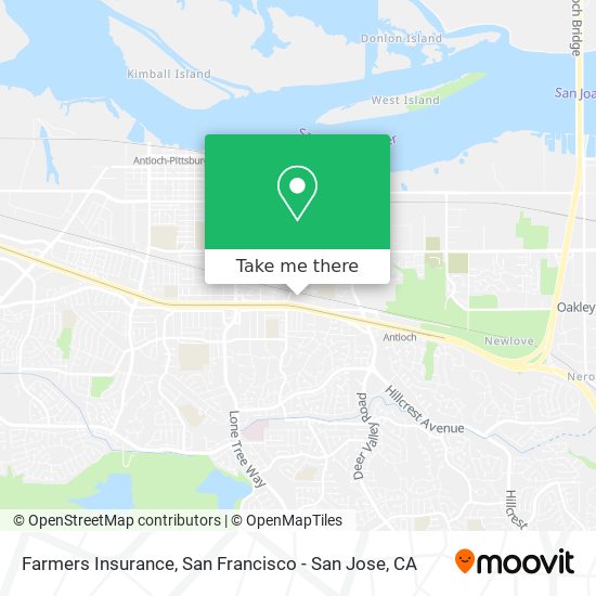 Farmers Insurance map