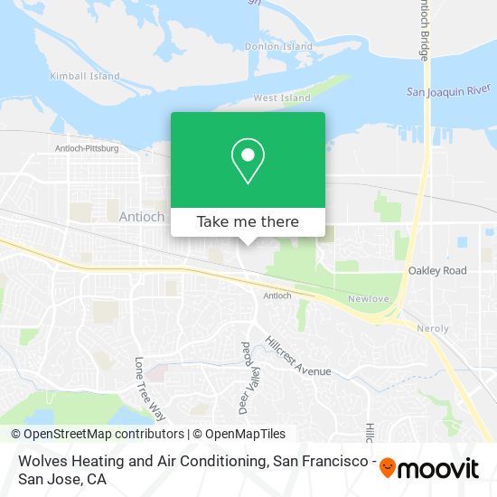 Mapa de Wolves Heating and Air Conditioning