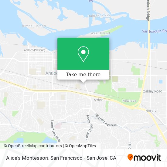 Mapa de Alice's Montessori