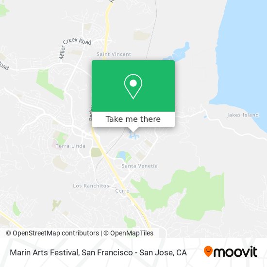 Marin Arts Festival map