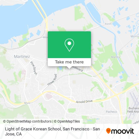 Mapa de Light of Grace Korean School