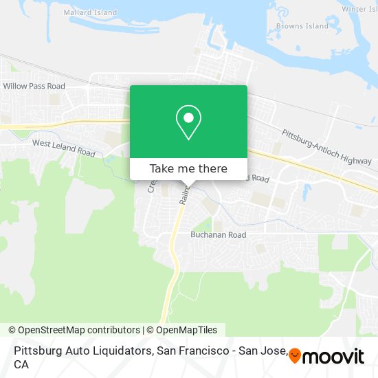 Pittsburg Auto Liquidators map