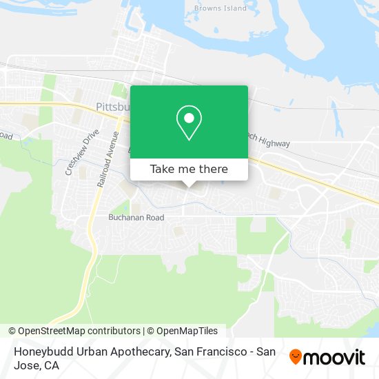 Mapa de Honeybudd Urban Apothecary