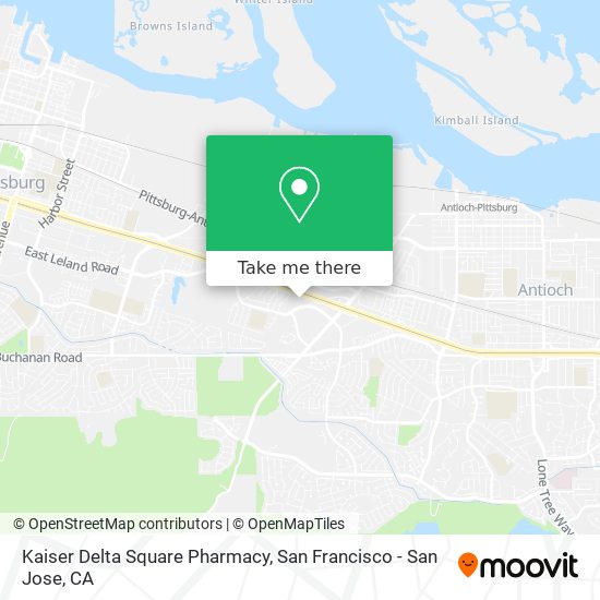 Mapa de Kaiser Delta Square Pharmacy