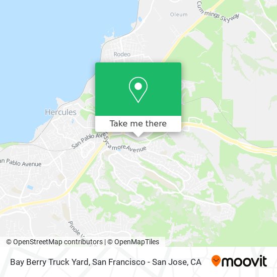 Bay Berry Truck Yard map