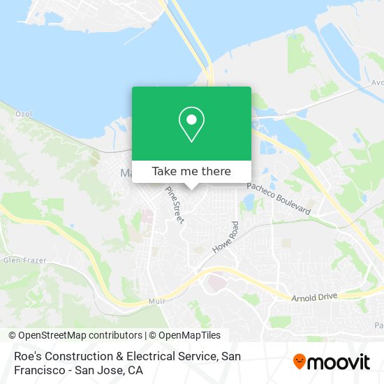 Roe's Construction & Electrical Service map