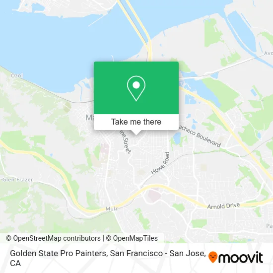 Golden State Pro Painters map