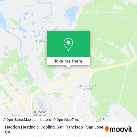 Haddon Heating & Cooling map