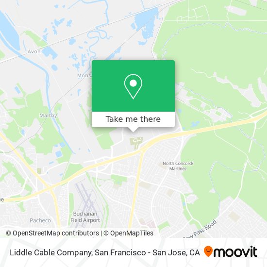 Liddle Cable Company map