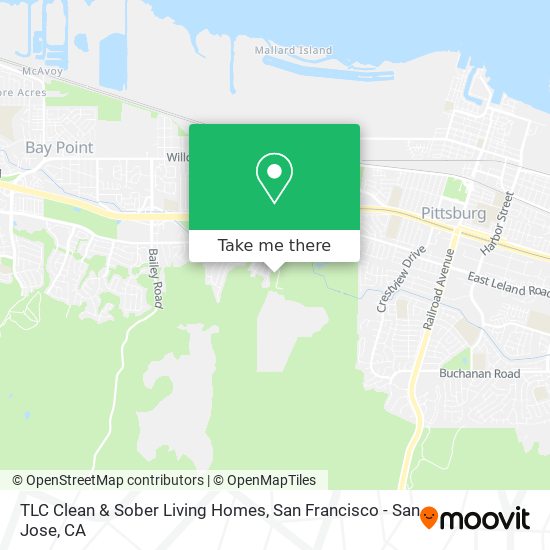 TLC Clean & Sober Living Homes map