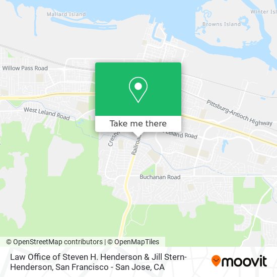 Law Office of Steven H. Henderson & Jill Stern-Henderson map