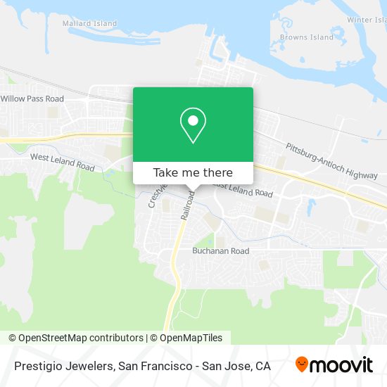 Prestigio Jewelers map