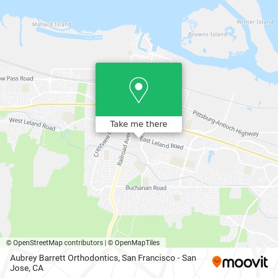 Aubrey Barrett Orthodontics map