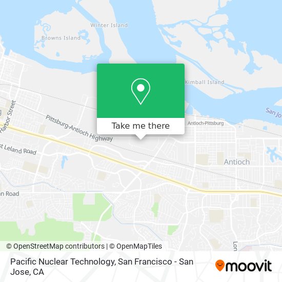 Mapa de Pacific Nuclear Technology