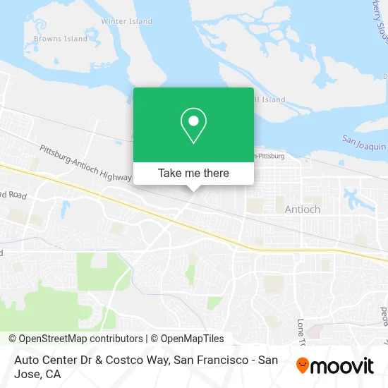 Auto Center Dr & Costco Way map
