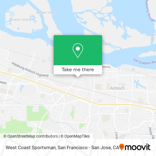 West Coast Sportsman map