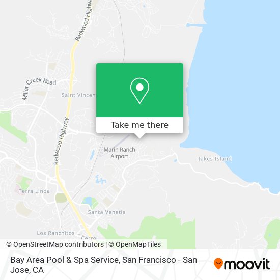 Bay Area Pool & Spa Service map