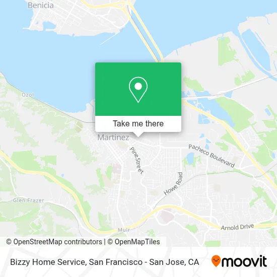 Bizzy Home Service map