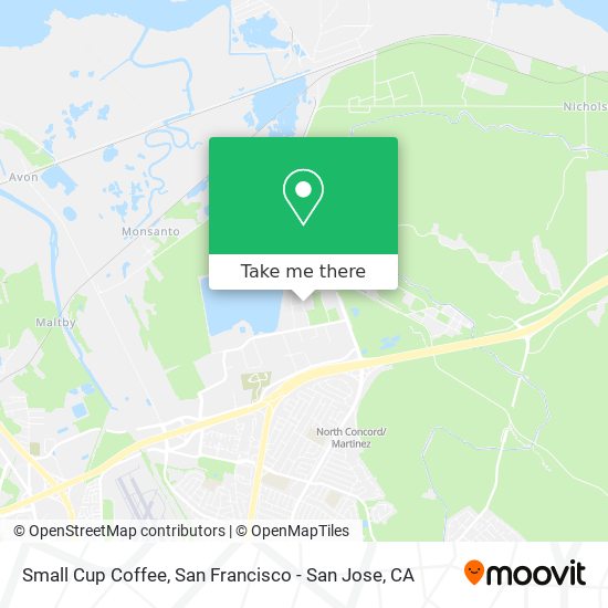 Small Cup Coffee map