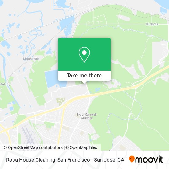 Rosa House Cleaning map