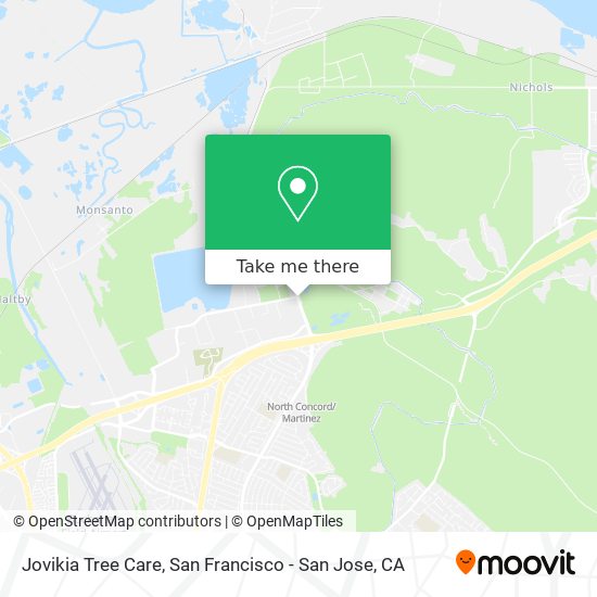 Jovikia Tree Care map