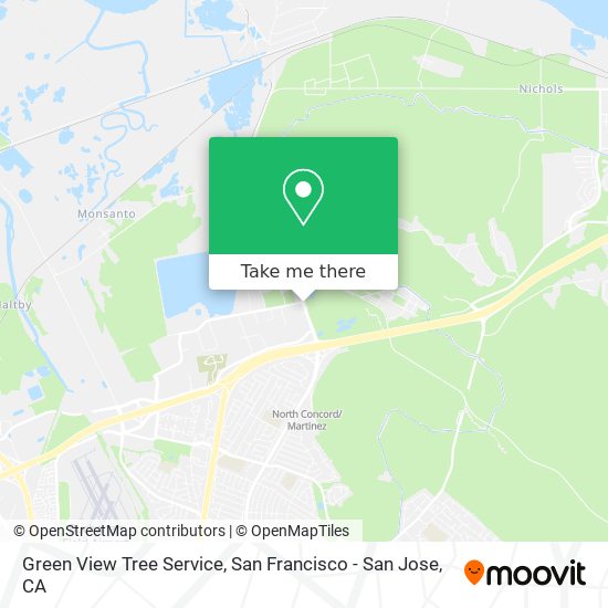 Mapa de Green View Tree Service