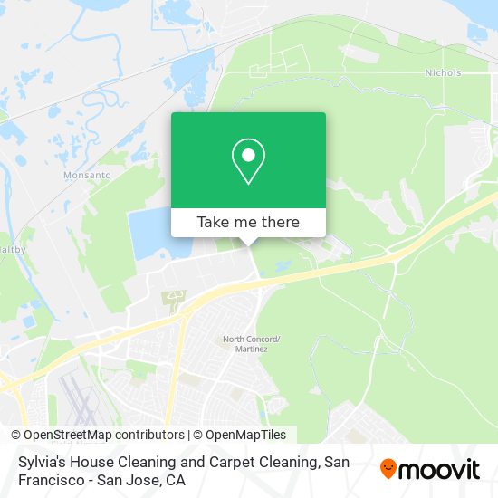 Sylvia's House Cleaning and Carpet Cleaning map