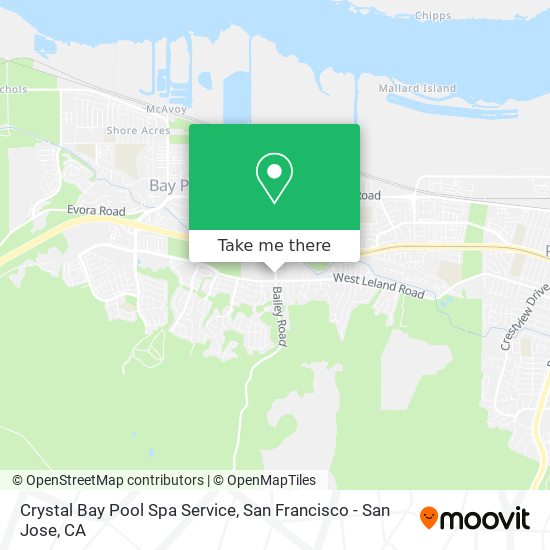 Crystal Bay Pool Spa Service map