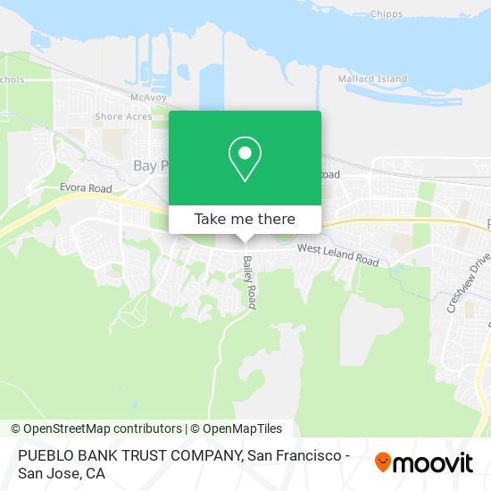 PUEBLO BANK TRUST COMPANY map